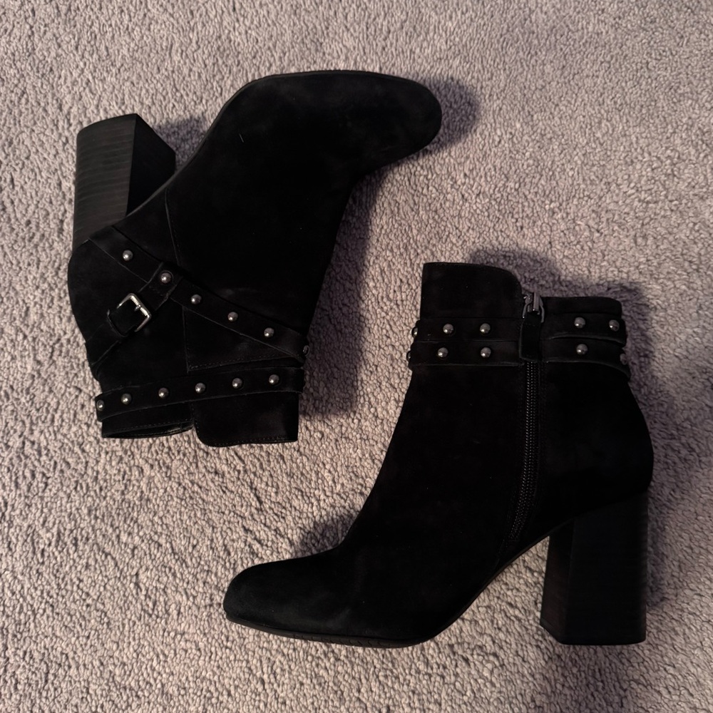 BP Black Suede Booties